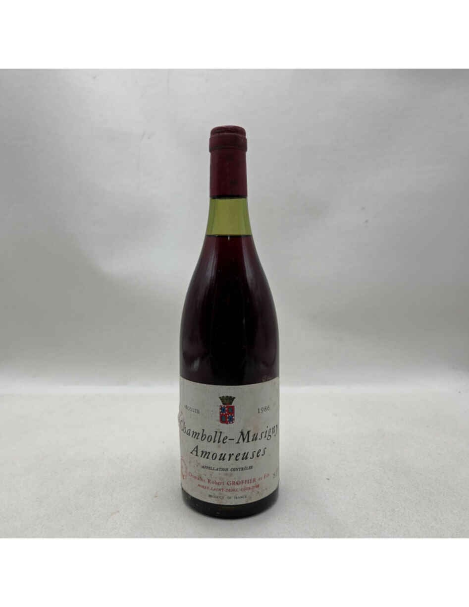Robert Groffier Chambolle Musigny Les Amoureuses 1er Cru, 1986