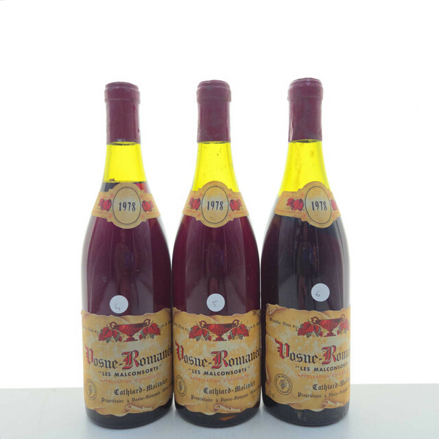 Cathiard Molinier Vosne Romanee Les Malconsorts 1er Cru, 1978