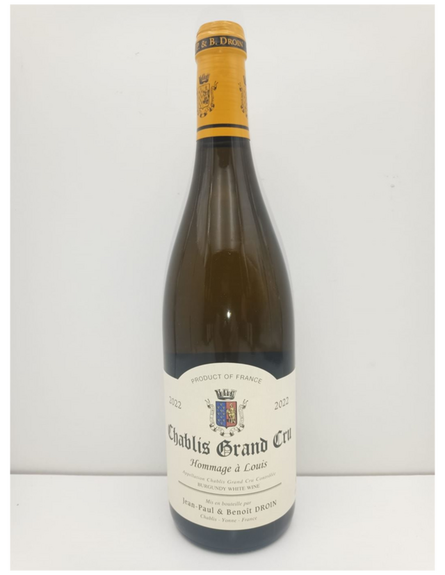 Jean-paul Droin Hommage À Louis Chablis Grand Cru, 2022