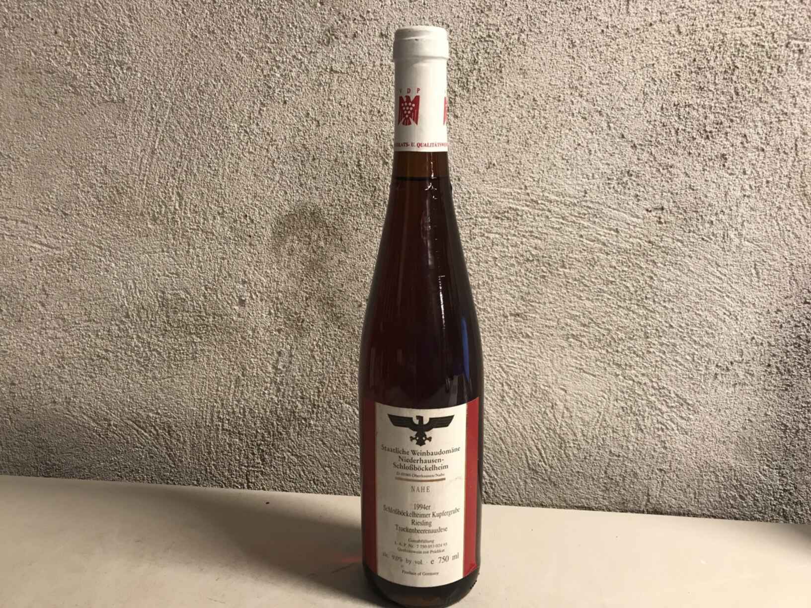 Niederhausen Schlossbockelheim Kupfergrube Riesling Tba 1994