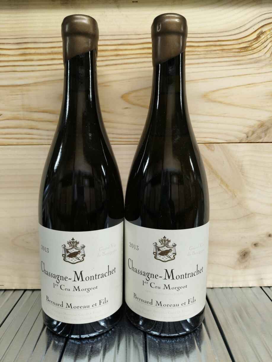 Bernard Moreau Chassagne Montrachet Morgeot Blanc   1er Cru 2013