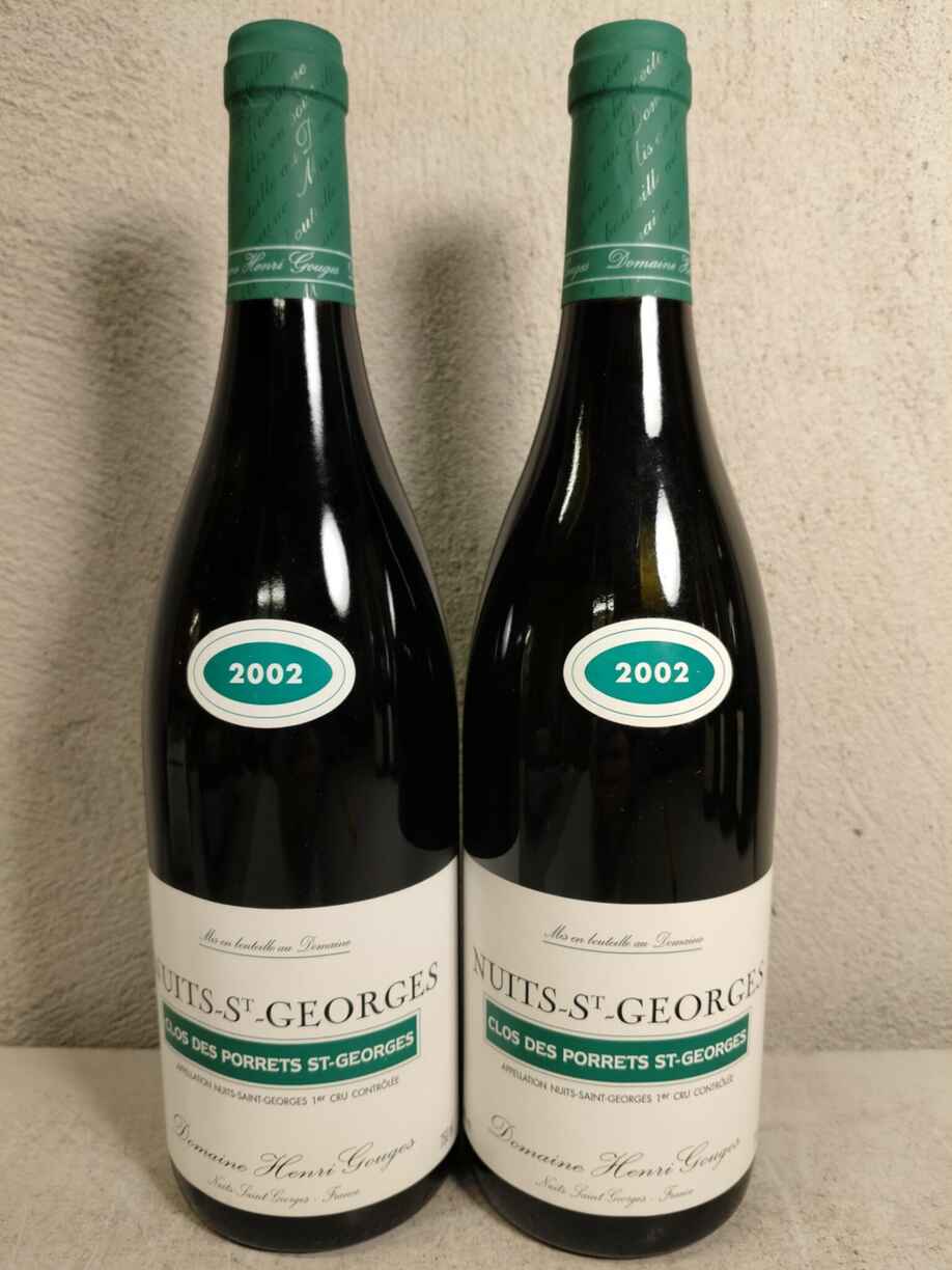 Henri Gouges Nuits Saint Georges Clos Des Porrets Saint Georges 1er Cru 2002