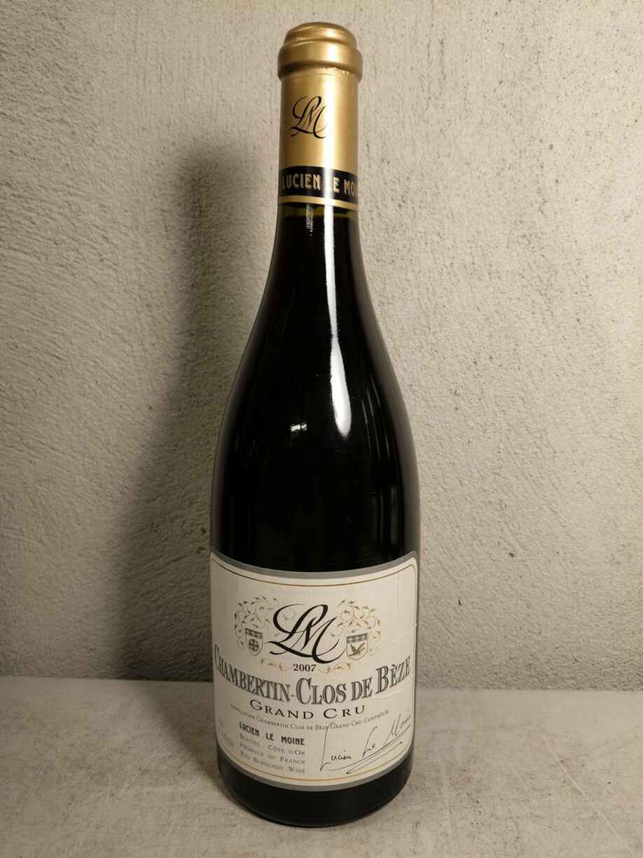Lucien Le Moine Chambertin Clos De Beze Grand Cru 2007
