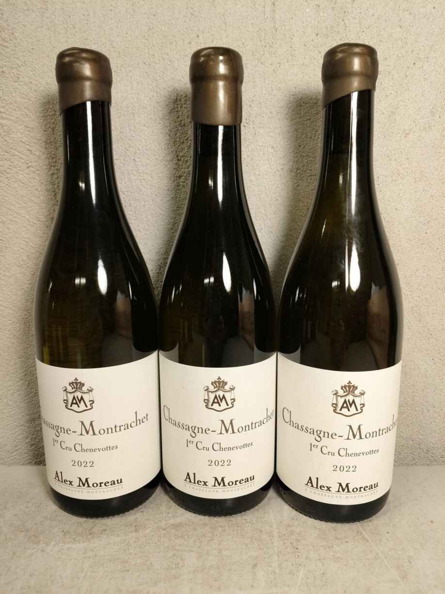 Alex Moreau Chassagne Montrachet Les Chenevottes 1er Cru 2022