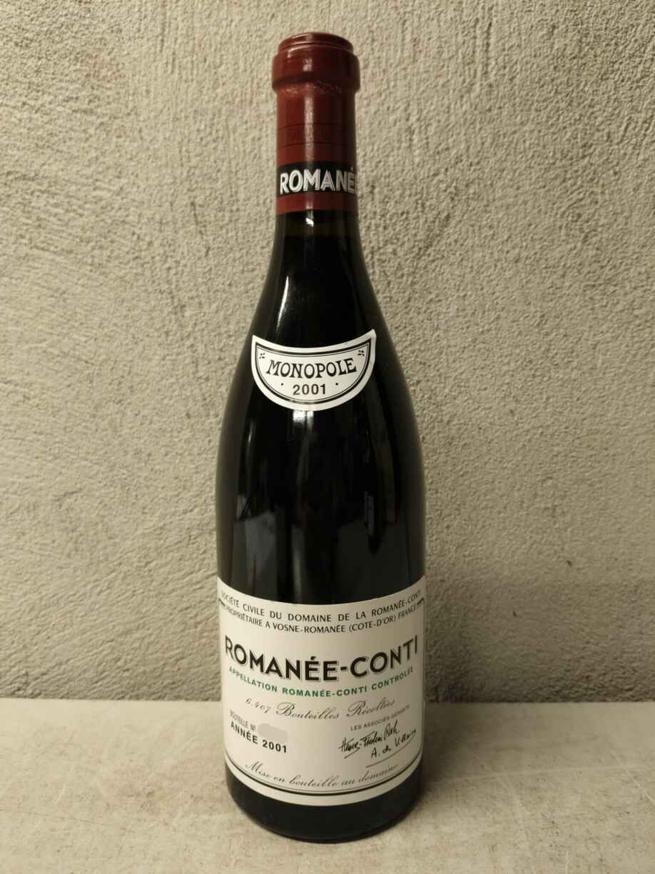 De La Romanee Conti Romanee Conti Grand Cru 2001
