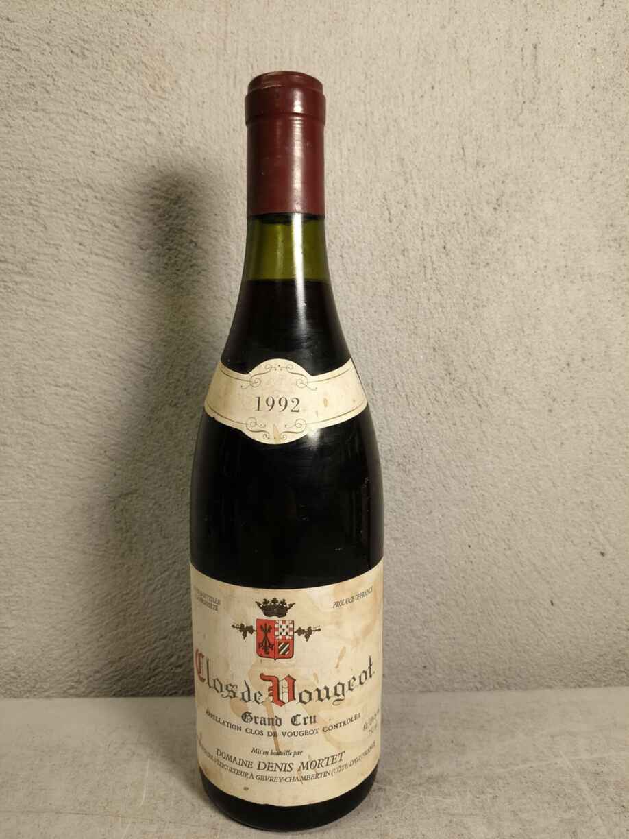 Denis Mortet Clos De Vougeot Grand Cru 1992
