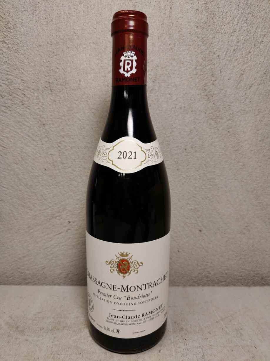 Jean Claude Ramonet Chassagne Montrachet Boudriotte Rouge 1er Cru, 2021