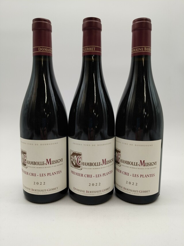Berthaut Gerbet Chambolle Musigny Les Plantes 1er Cru, 2022