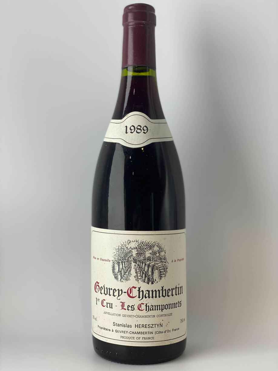 Stanislas Heresztyn Gevrey Chambertin 1er Cru Les Champonnets 1989