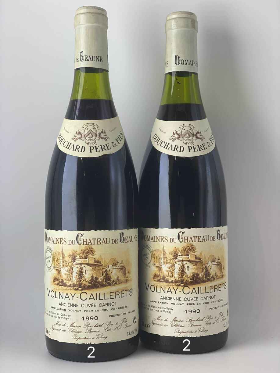 Bouchard Pere & Fils Volnay Caillerets Ancienne Cuvee Carnot 1er Cru 1990
