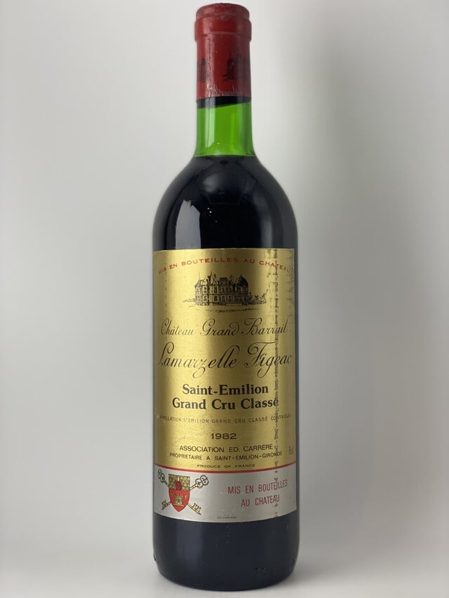 Chateau Grand Barrail Lamarzelle Figeac, 1982