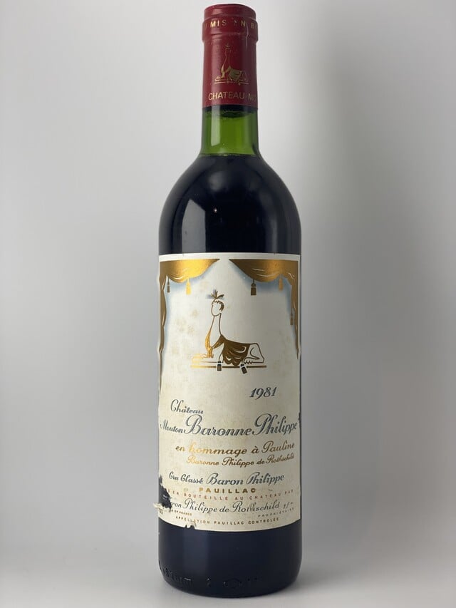 Chateau Mouton Baronne Philippe, 1981