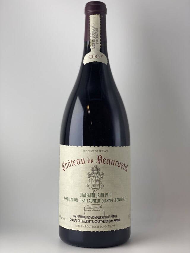 Chateau de Beaucastel Chateauneuf du Pape, 2007
