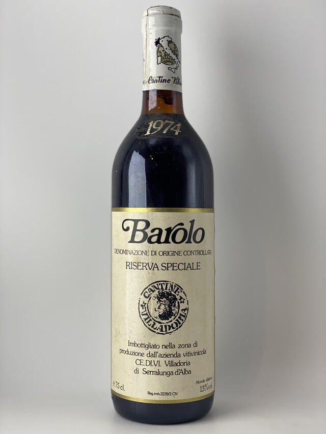 Ce.Di.Vi. Villadoria Barolo Riserva Speciale, 1974