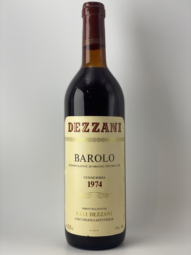 Dezzani Barolo, 1974