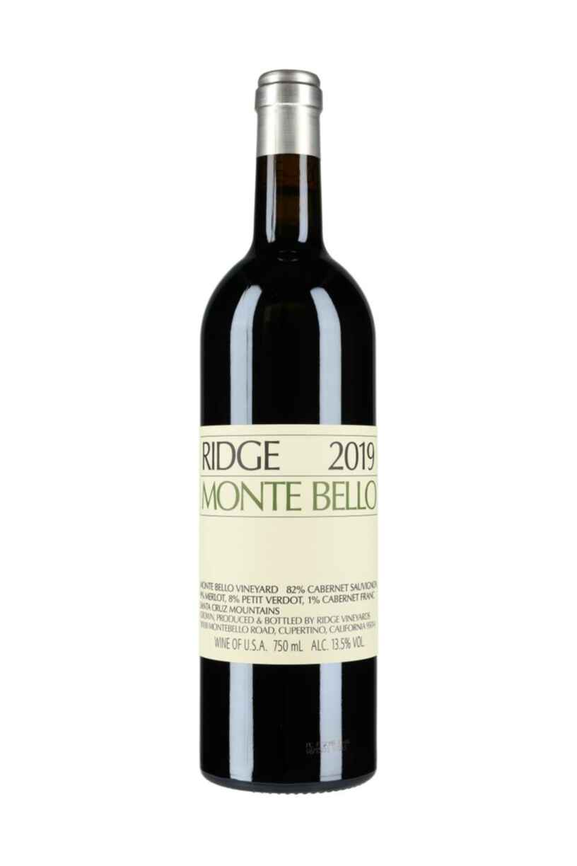 Ridge Vineyards Santa Cruz Mountains Monte Bello, 2019