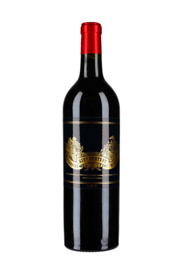 Chateau Palmer Historical Xixth Century Wine L.20.16, 1001