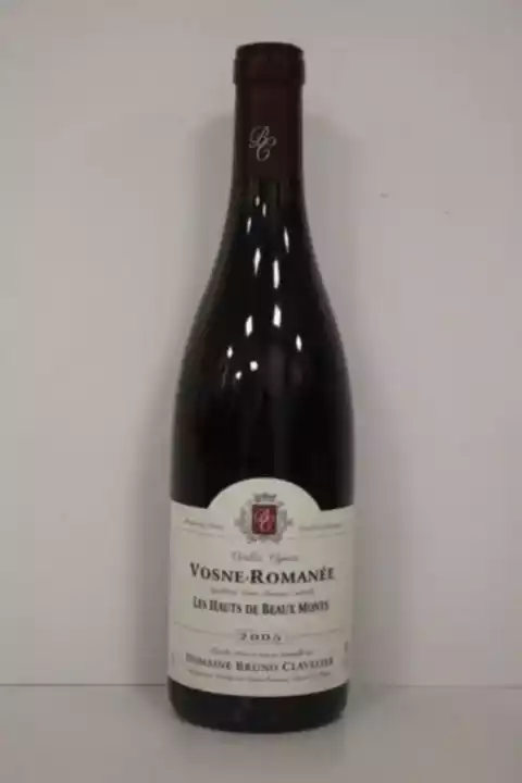 Bruno Clavelier Vosne Romanee Les Hauts De Beaux Mont Vieilles Vignes 2005