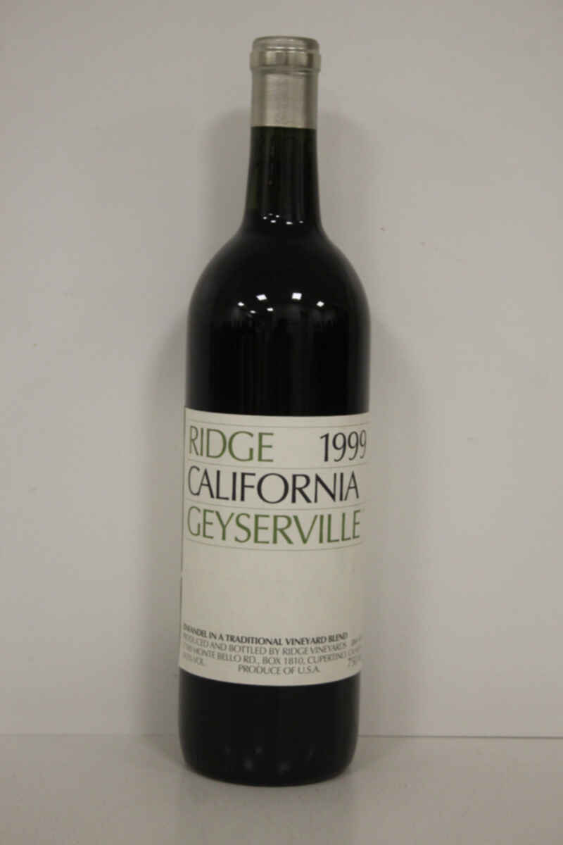 Ridge Vineyards Geyserville 1999