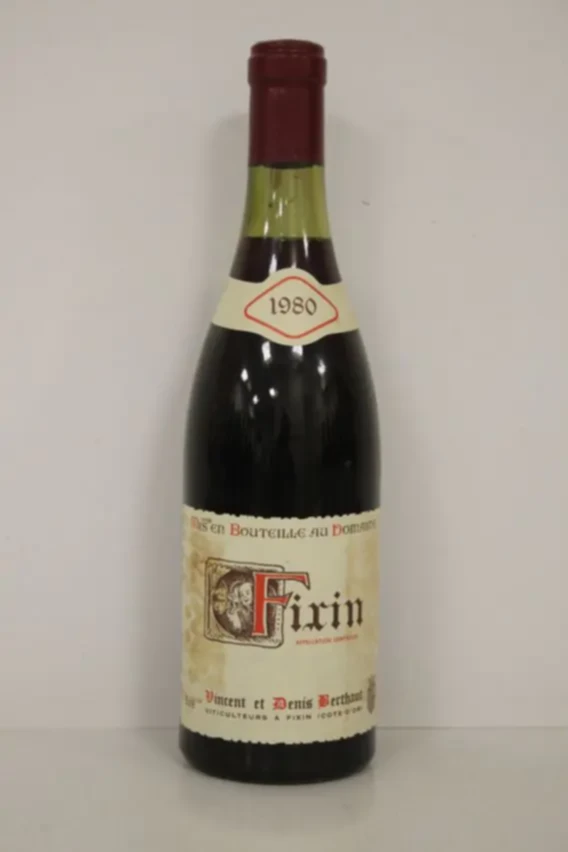 Berthaut Gerbet Fixin Rouge, 1980