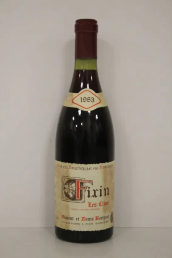 Berthaut Gerbet Fixin Les Crais, 1983