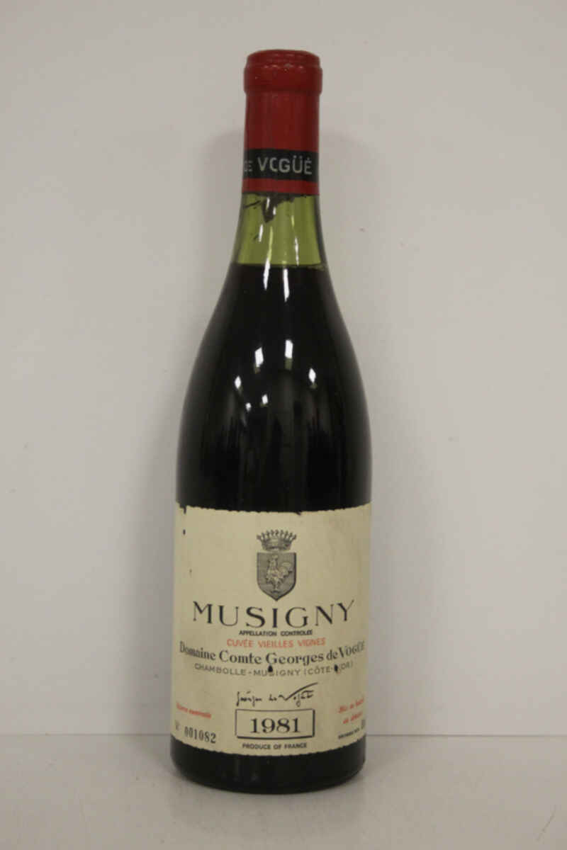 Comte Georges De Vogue Musigny Grand Cru 1981