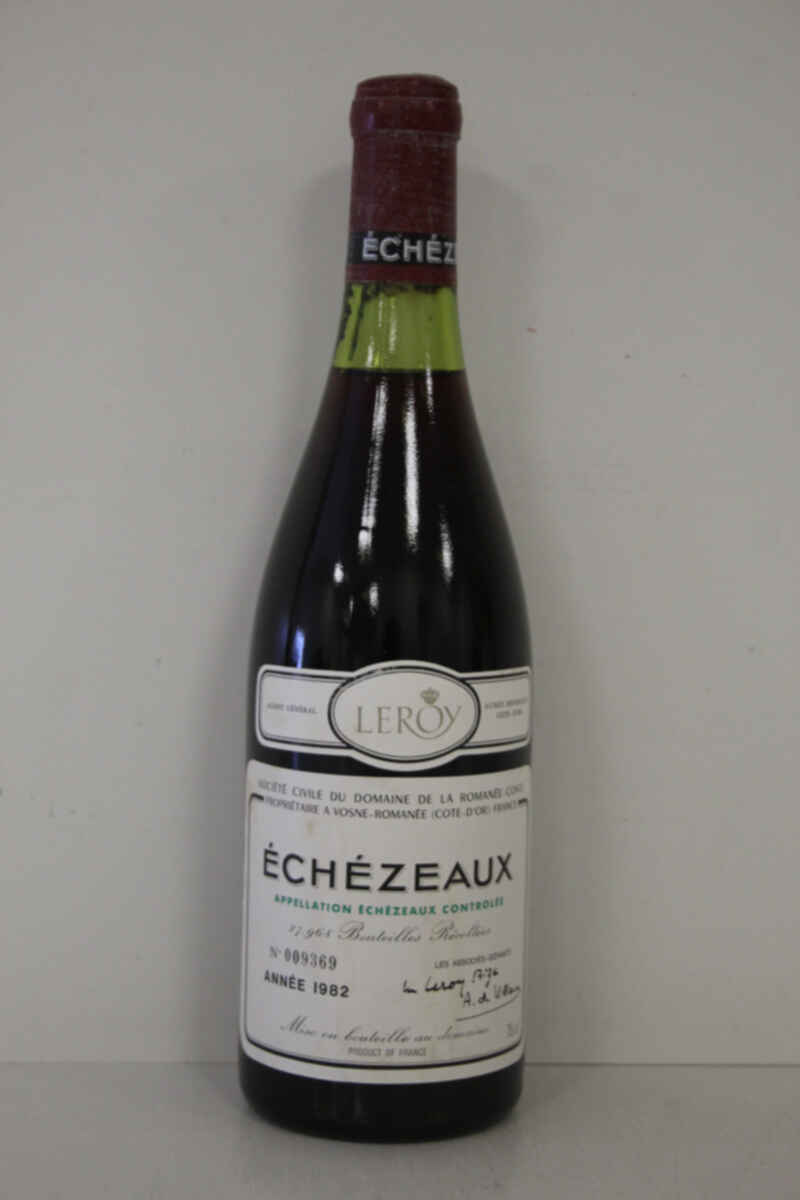 De La Romanee Conti Echezeaux Grand Cru 1982
