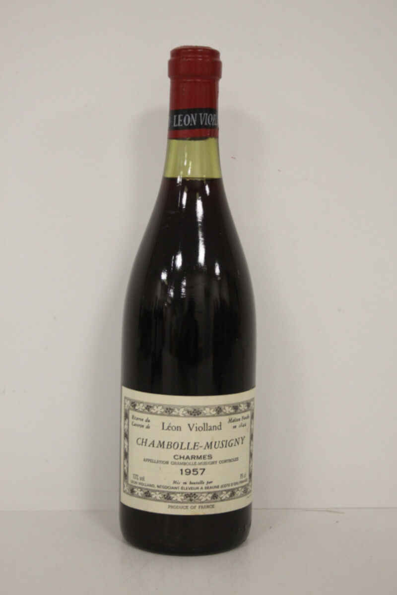 Leon Violland Chambolle Musigny Charmes 1957