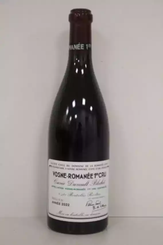De La Romanee Conti Vosne Romanee Cuvee Duvault Blochet 2022