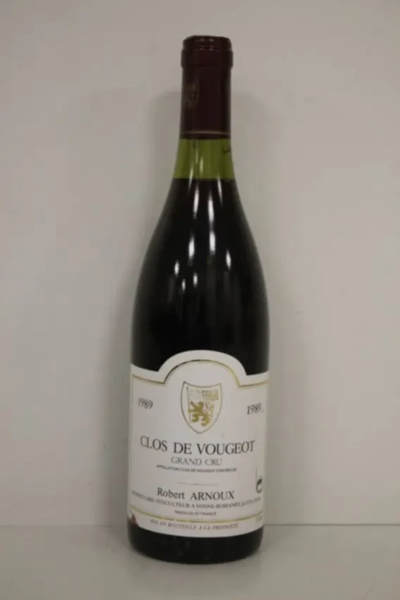 Robert Arnoux Clos De Vougeot  Grand Cru, 1989