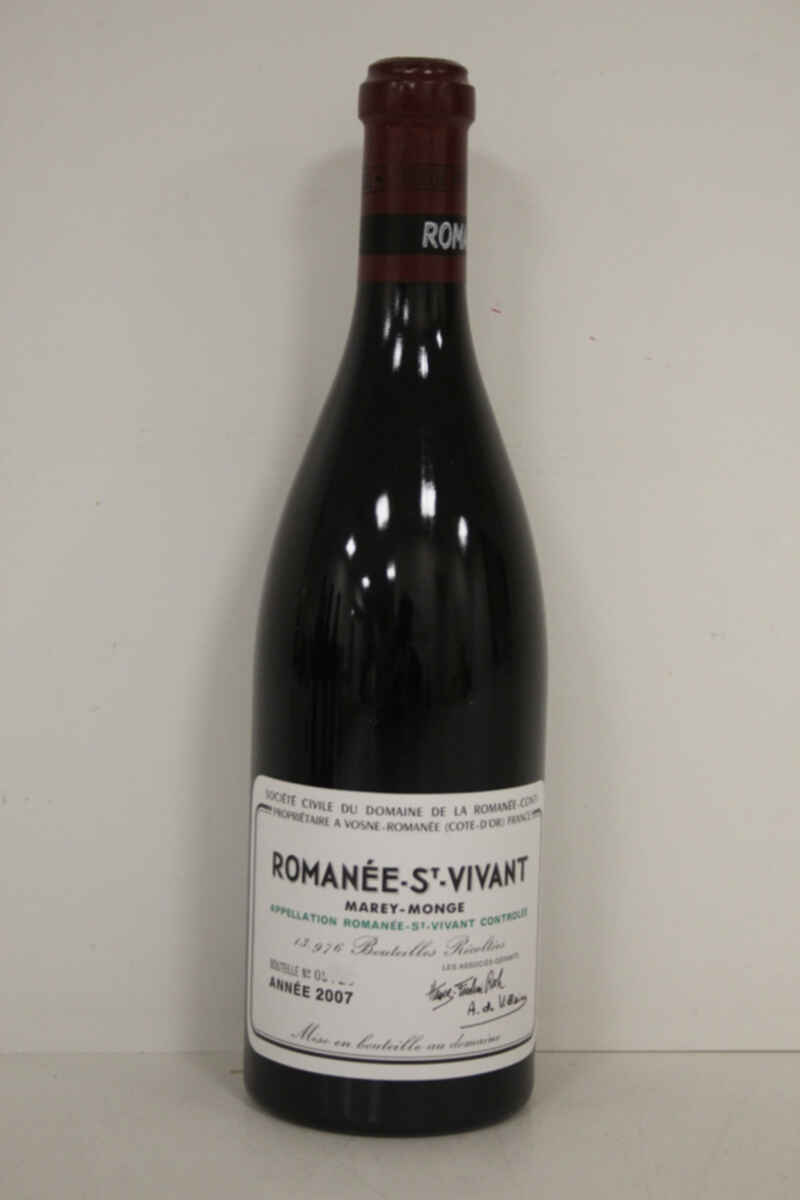 De La Romanee Conti Romanee Saint Vivant Grand Cru 2007
