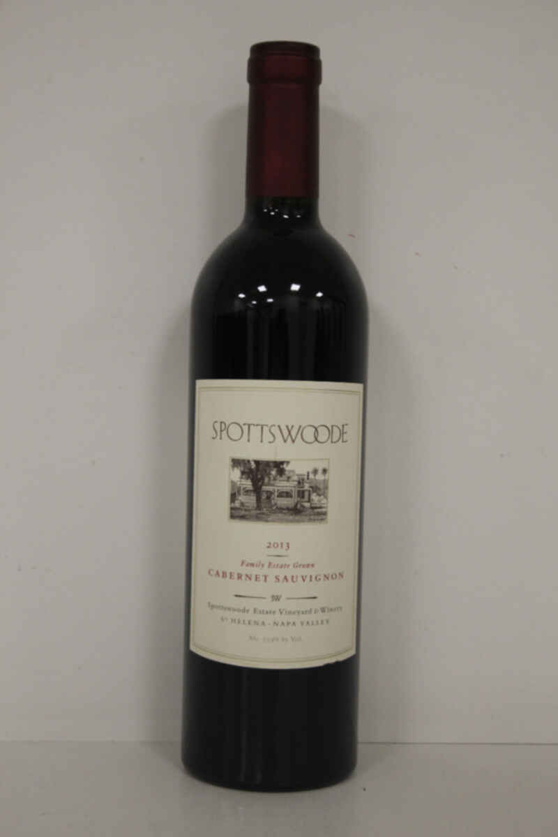 Spottswoode St. Helena  Family Estate Grown Cabernet Sauvingon 2013