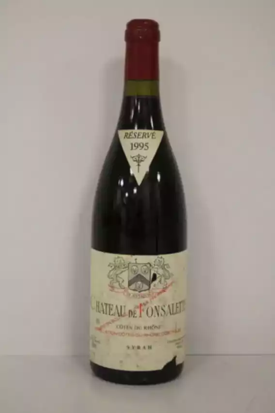 Rayas Chateau De Fonsalette Reserve Syrah, 1995