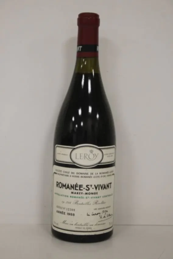 De La Romanee Conti Romanee Saint Vivant Grand Cru, 1988