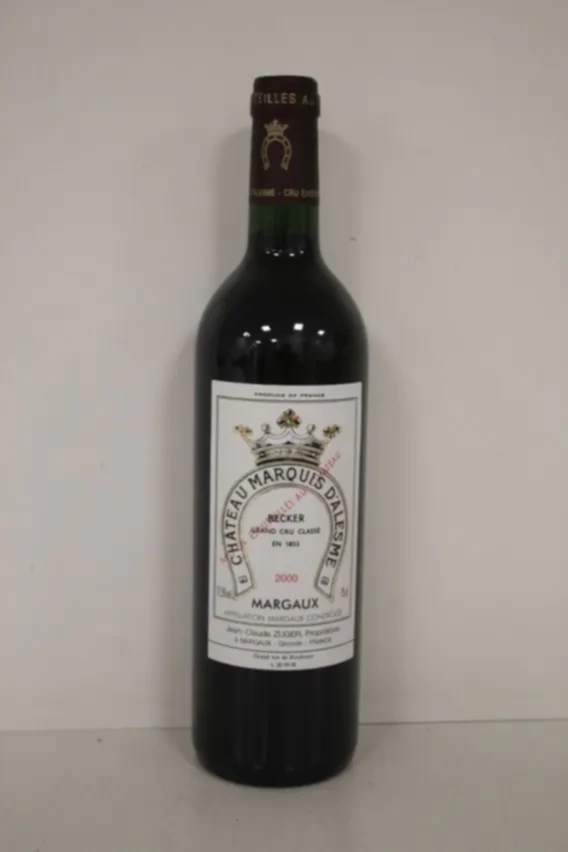Chateau Marquis D'alesme Becker, 2000