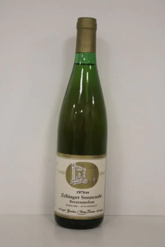 Geschwister Ehses Berres Zeltinger Sonnenuhr Beerenauslese, 1976