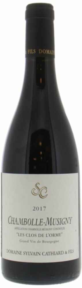 Cathiard Chambolle Musigny Clos De L'orme 2017