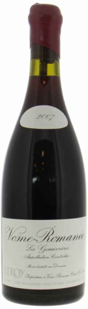 Leroy Vosne Romanee Les Genaivrieres 2007