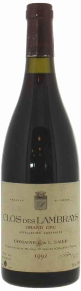 Des Lambrays Clos Des Lambrays Grand Cru 1992