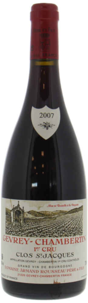 Armand Rousseau Gevrey Chambertin Clos St Jacques 2007