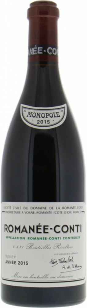 De La Romanee Conti Romanee Conti Grand Cru, 2015