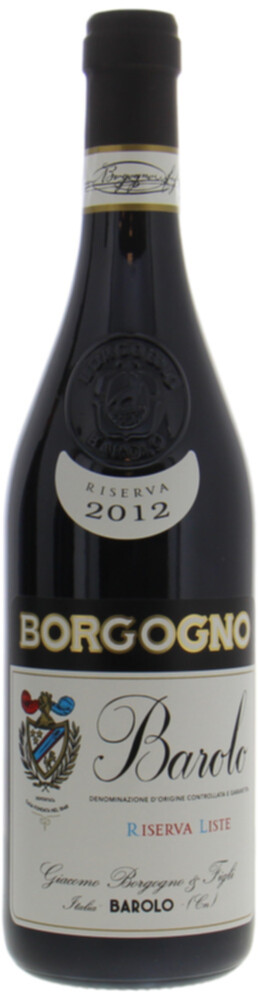 Giacomo Borgogno Barolo Liste Riserva, 2012