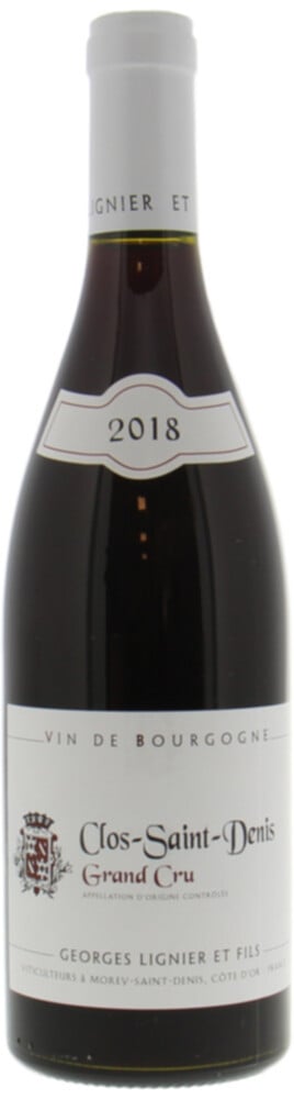 Georges Lignier Clos Saint Denis Grand Cru, 2018