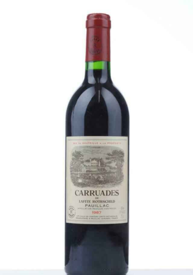 Chateau Lafite Rothschild Carruades De Lafite Rothschild 1987