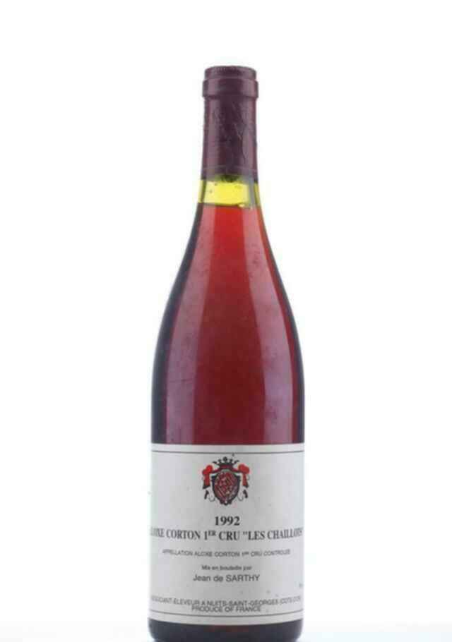 Jean De Sarthy Aloxe Corton 1er Cru Les Chaillots 1992