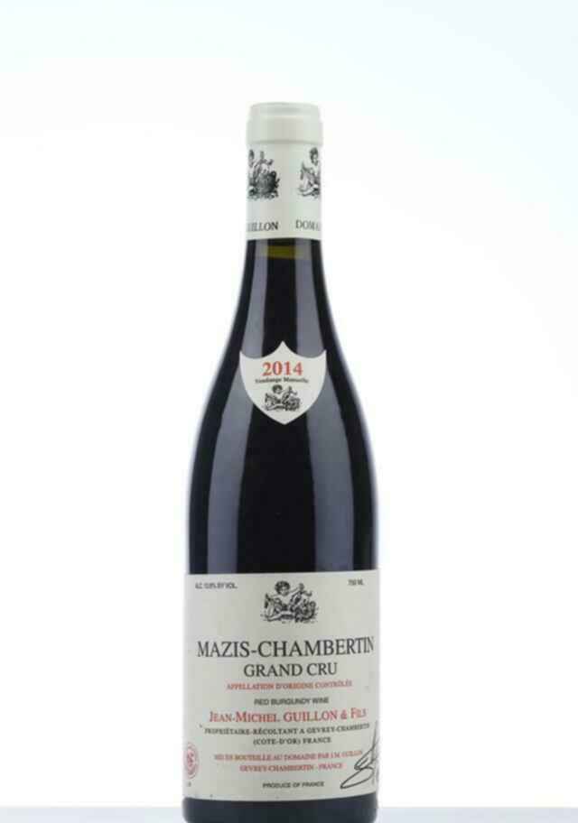 Jean Michel Guillon Mazis Chambertin Grand Cru 2014