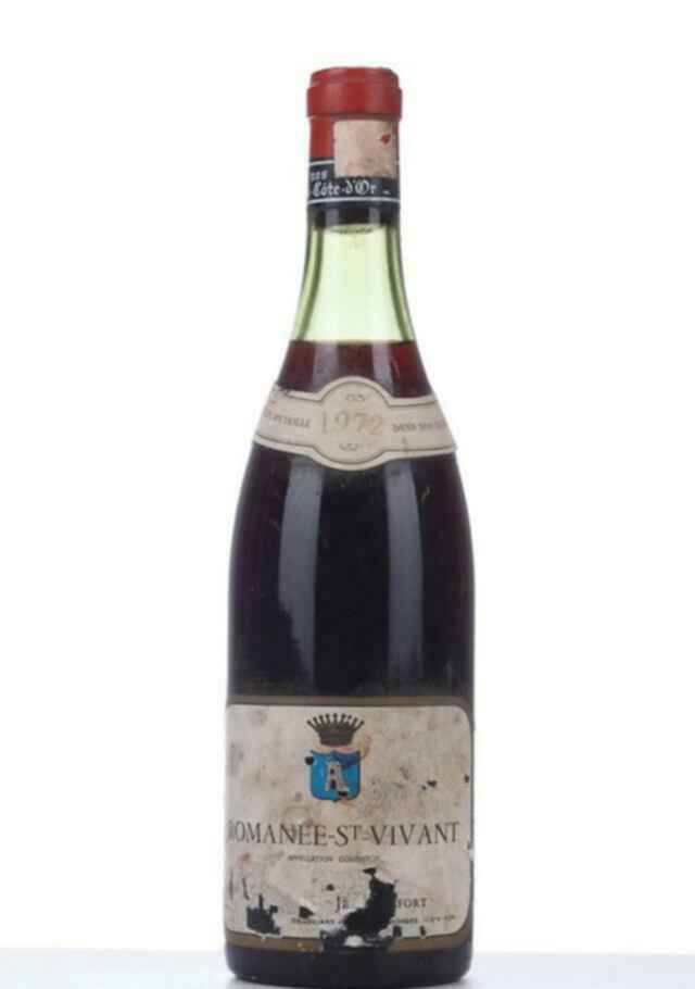 Jean Lefort Romanee St Vivant Grand Cru 1972
