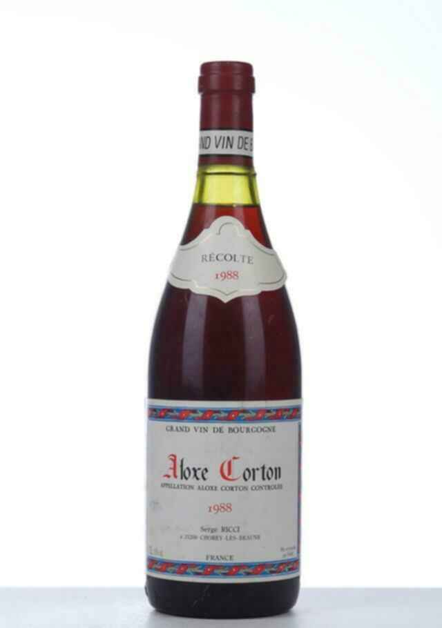 Serge Ricci Aloxe Corton 1988