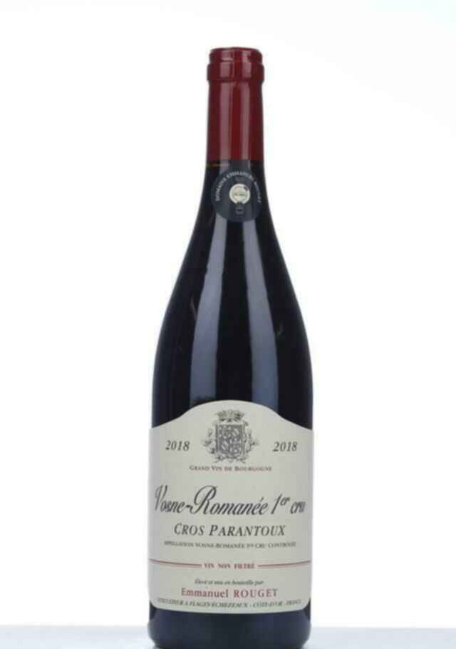 Emmanuel Rouget Vosne Romanee Cros Parantoux 1er Cru 2018