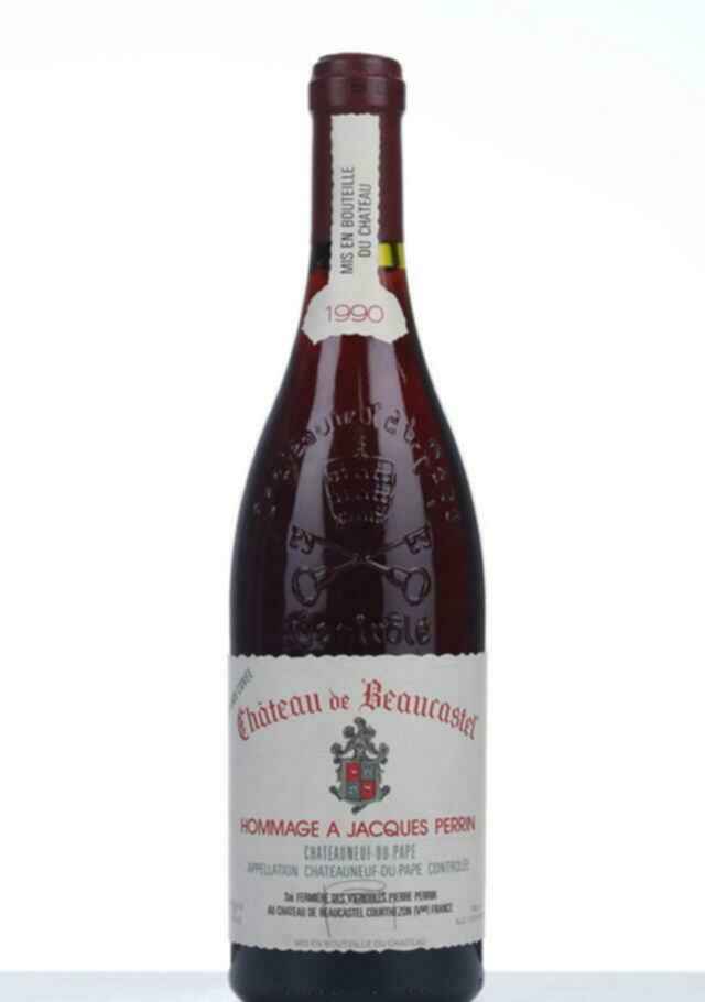 Beaucastel Chateauneuf Du Pape  Hommage A Jacques Perrin 1990